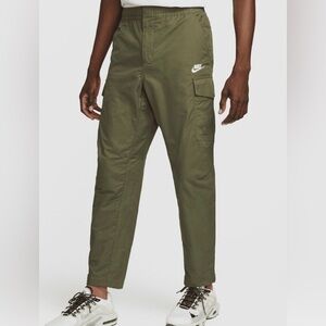 Nike Sportswear Woven Unlined Utility Men’s Large Cargo Pants Olive DD5207-222